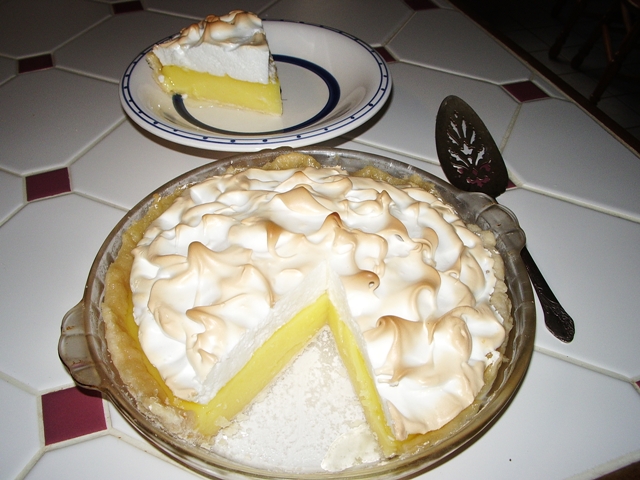 Lemon Meringue Pie Baked by Sue Pottorff