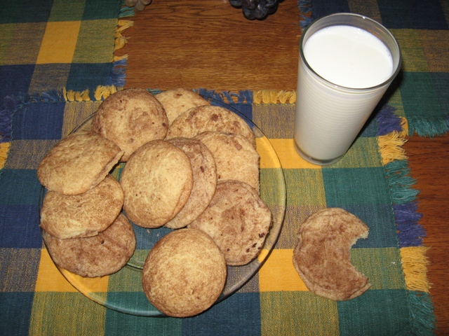 Snickerdoodles Sharon McDonnell Baked and someone took a bite out of...