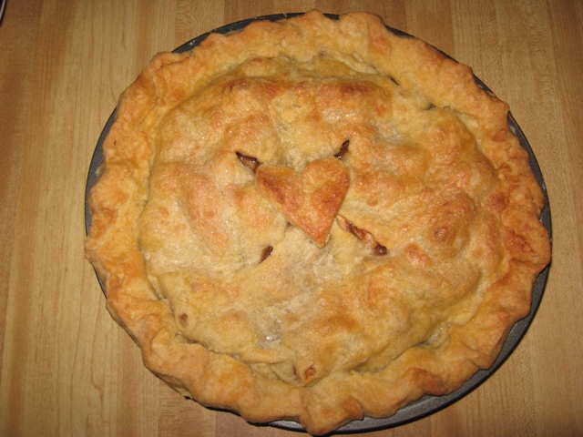 Apple Pie with heart