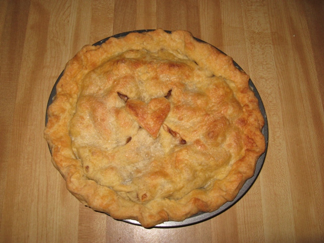 Apple Pie with heart